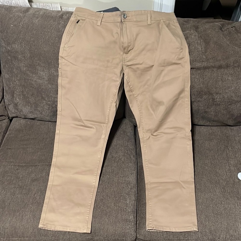 Weatherproof beige carpenter pants